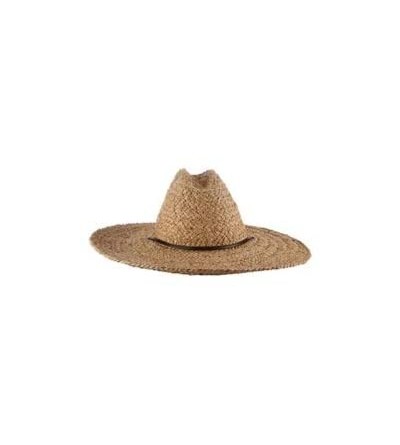 Sun Hats Men's Raffia Lifeguard with Cord - Natural - CI1287VGN29 $33.95
