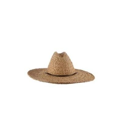 Sun Hats Men's Raffia Lifeguard with Cord - Natural - CI1287VGN29 $33.95