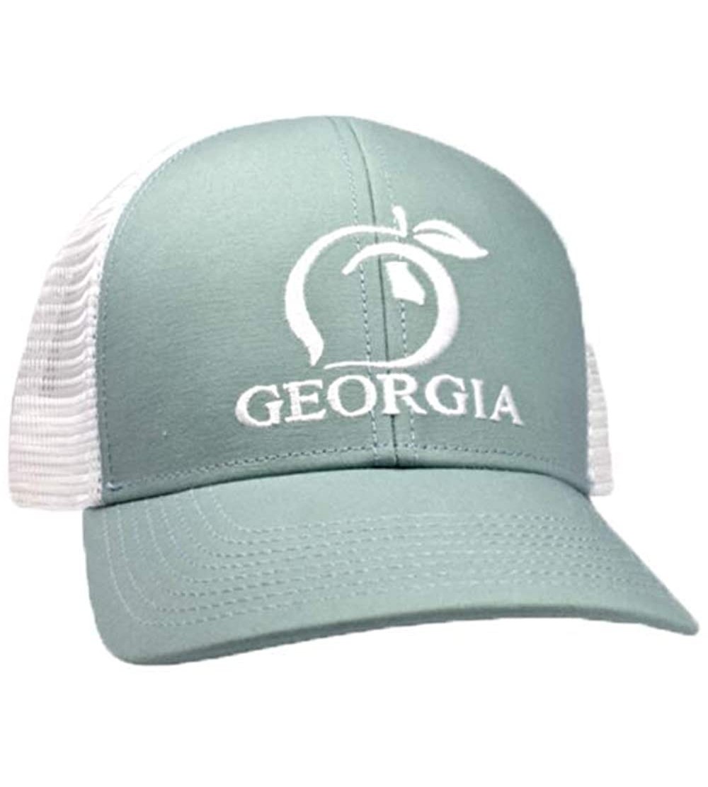 Baseball Caps Original Georgia Trucker Hat - Sage Green - CK18LKHNOQD $31.30