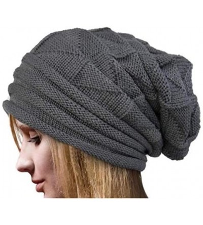 Baseball Caps Unisex Stretch Outdoor Beanies - A-women Gray - CV192420I8G $11.92