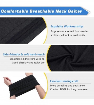 Balaclavas Summer Face Scarf Bandana Neck Gaiter Tube Magic Face Cover Scarf Balaclava Headwear Sun UV Protection - C51996A07...