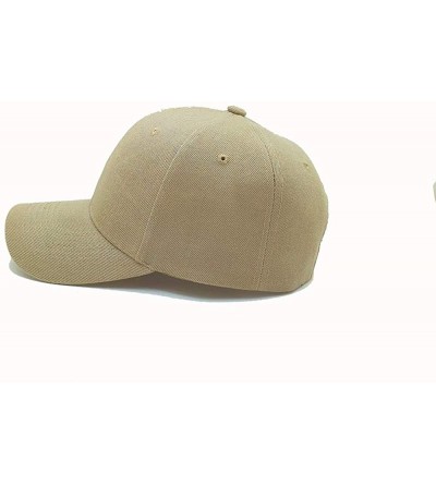 Baseball Caps Baseball Cap Casual Adjustable Plain Baseball Hat for Men Women Dad Tucker Ball Cap - 2 Pcs Khaki&khaki - CO192...