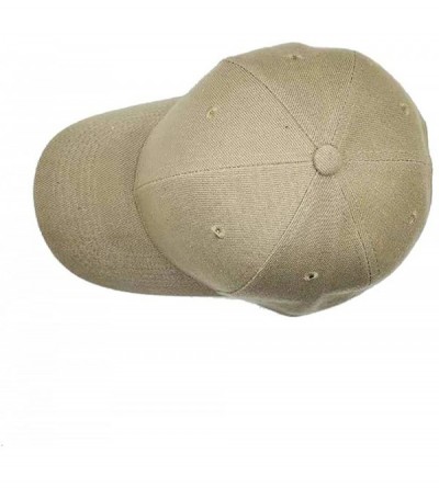 Baseball Caps Baseball Cap Casual Adjustable Plain Baseball Hat for Men Women Dad Tucker Ball Cap - 2 Pcs Khaki&khaki - CO192...