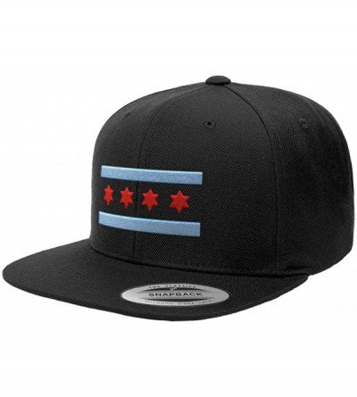 Baseball Caps Illinois Premium Classic Snapback Yupoong Flexfit 6089 - Black - CJ1808XDA32 $42.64