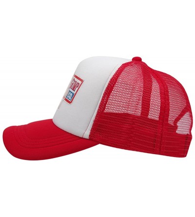 Baseball Caps Adult Gump Running Hat- Shrimp Mesh Baseball Trucker Cap- Cosplay Costumes - Red-3 - C718COHR4RS $7.75