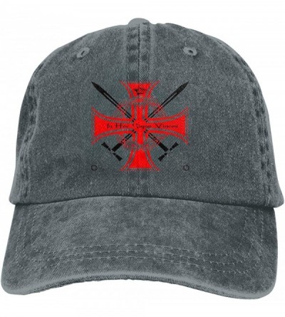 Baseball Caps Templar-Knights Unisex Baseball Cap Funny Travel Cowboy Hat - Deep Heather - CN18Y04X579 $13.71