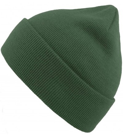Skullies & Beanies Slouchy Beanie Cap Knit hat for Men and Women - Army Green - CZ18WR77NHA $11.79