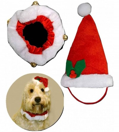 Headbands Unisex Christmas Accessories Costume Headband Elf Santa All Mix & Match - Pet Dog Santa Hat & Collar - C2188K7IMAT ...