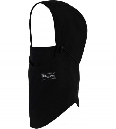 Balaclavas Team Hood Balaclava Face Mask- Dual Layer Cold Weather Headwear for Men and Women - Black - C012O14TM4L $70.75