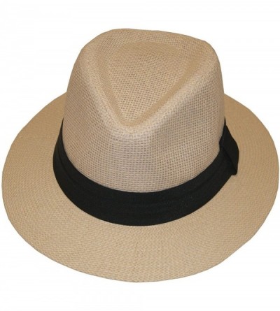 Baseball Caps Fashion Man Summer Golf Sun Hat Panama Cap - New - Beige - CB11NLJGIWD $21.59