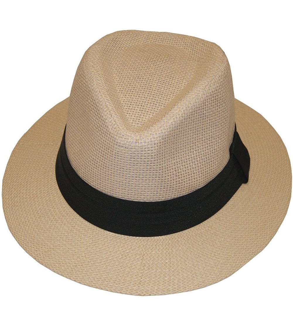 Baseball Caps Fashion Man Summer Golf Sun Hat Panama Cap - New - Beige - CB11NLJGIWD $13.24