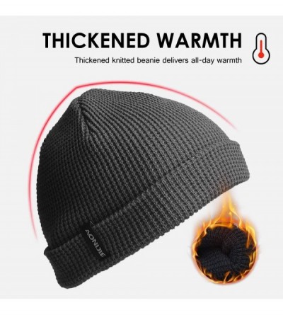 Skullies & Beanies Cuffed Beanie Hat Warm Headwear Daily Knit Hat Sports Skull Cap - Orange - CA18A6UTA32 $9.67