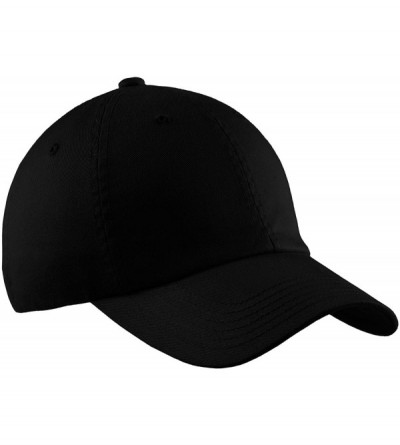 Baseball Caps Men's Portflex Unstructured Cap - Black - CM11NGRKBXR $13.61