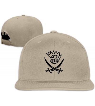 Baseball Caps Ween Pirate Logo Baseball Cap Hip Hop Cap Flatbrim Hats for Men & Women - Natural - CM18U4WURNE $24.01