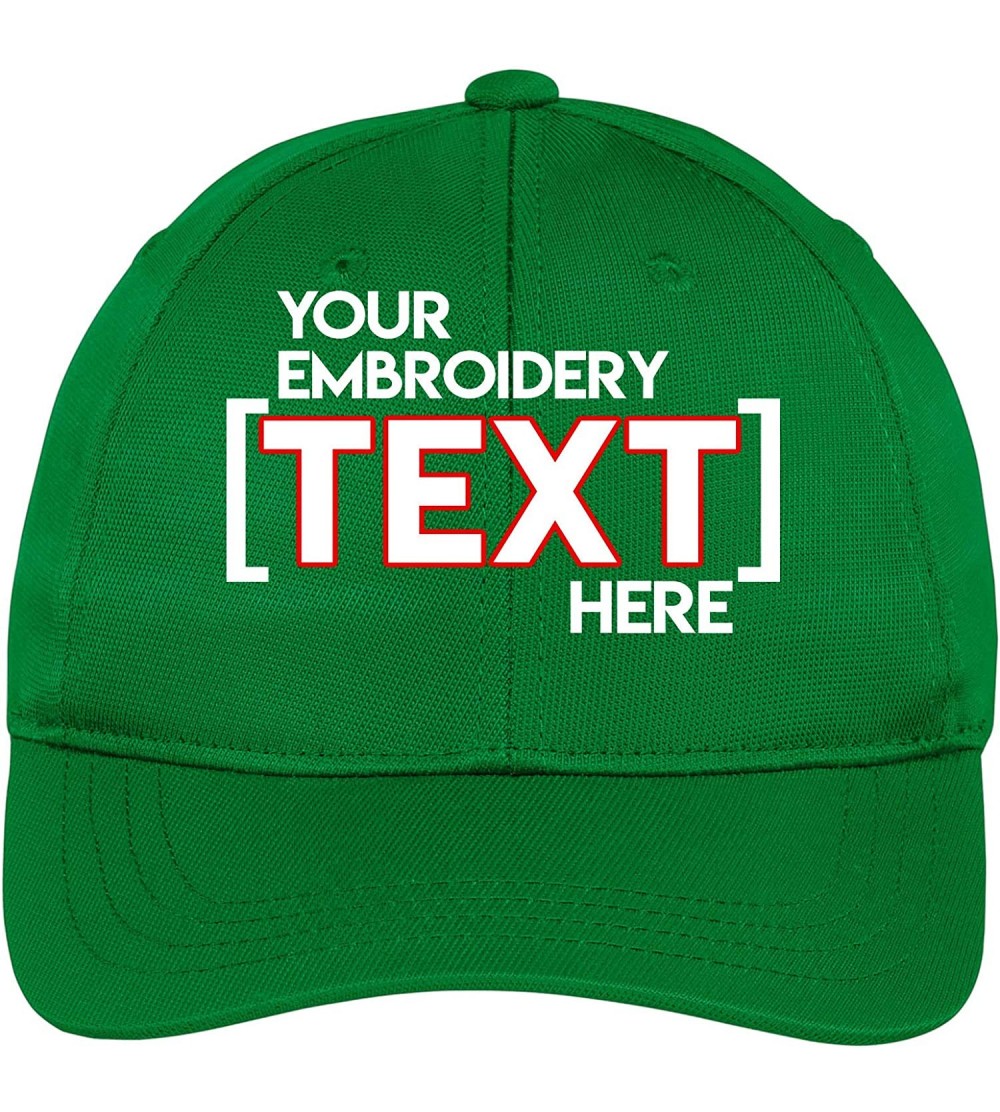 Baseball Caps Custom Embroidered Youth Hat - ADD Text - Personalized Monogrammed Cap --Kelly Green - CR18ECSDU92 $31.11