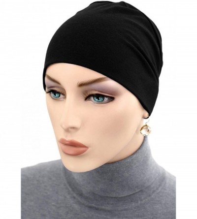 Skullies & Beanies Women's Activity Chemo Cap - Black - C4126SJXVK9 $17.68