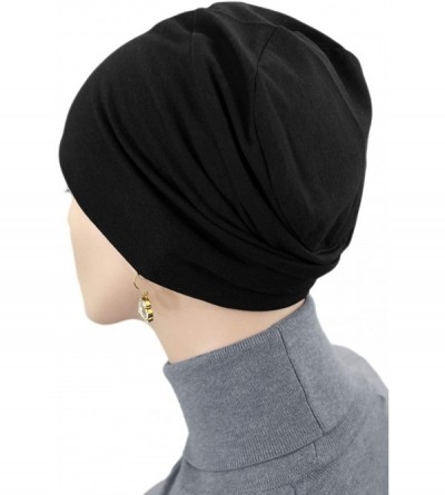 Skullies & Beanies Women's Activity Chemo Cap - Black - C4126SJXVK9 $17.68