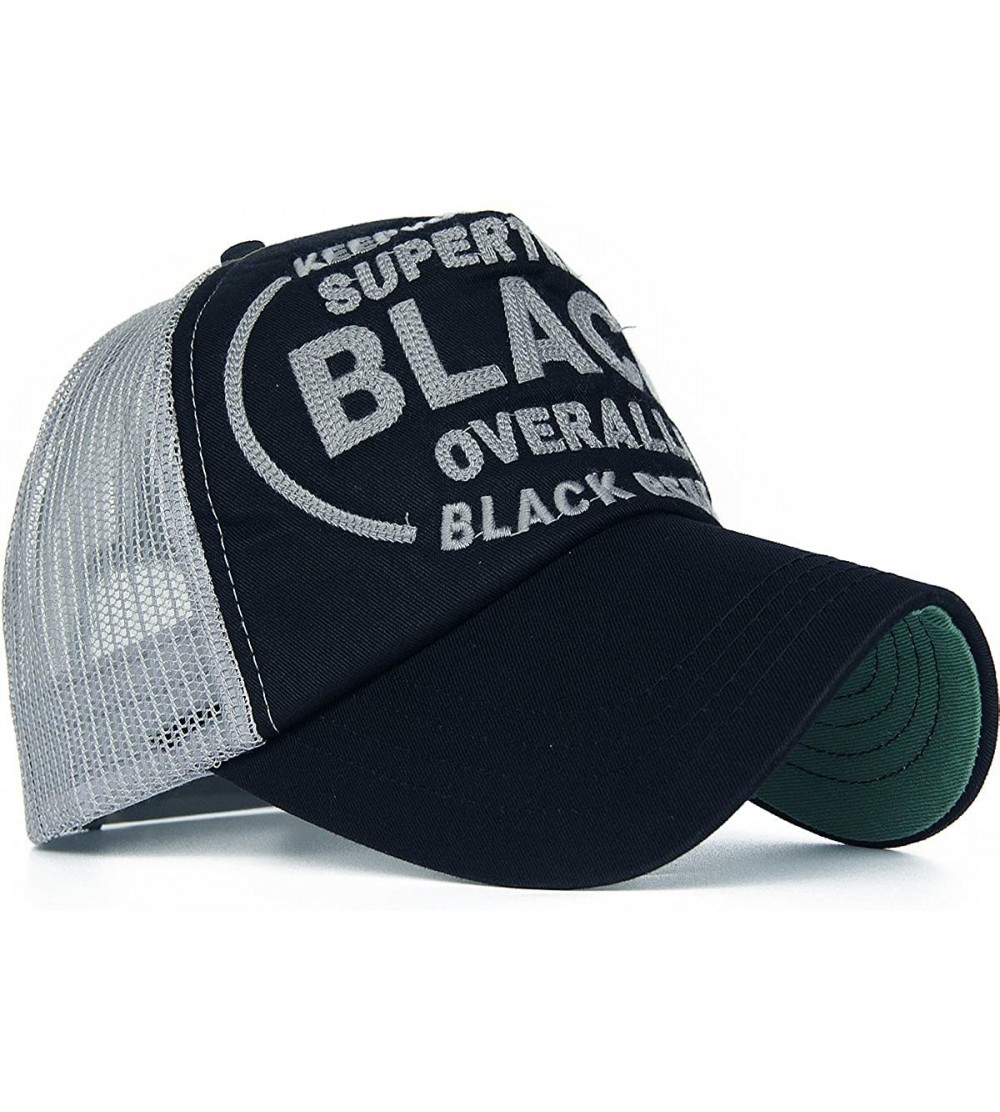 Skullies & Beanies Mens Keep You Feeling Super Trend Overalls Black Rebel Foam Mesh Trucker Hat Baseball Snapback Cap - Black...