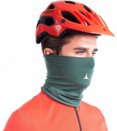 Balaclavas Face Mask Reusable with Filter - Anti Pollution Neck Gaiter - Face Cover - Forest Green - CV198XQY5DQ $19.41