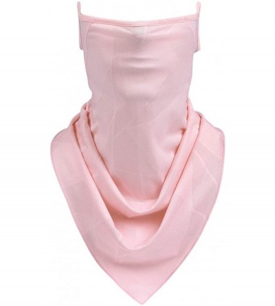 Balaclavas Women/Men Scarf Outdoor Headwear Bandana Sports Tube UV Face Mask for Workout Yoga Running - Pink - C5198H5SGT8 $1...