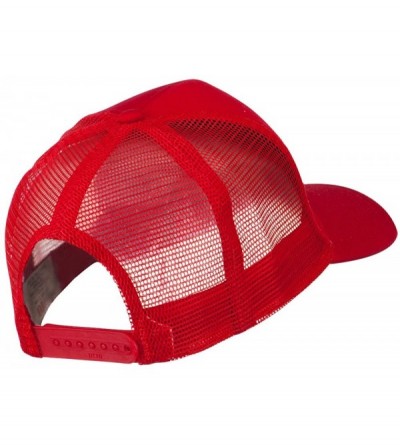 Baseball Caps US Army 9th Infantry Division Patched Mesh Back Cap - Red - CP11LUGWRKV $40.49