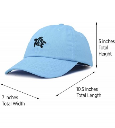 Baseball Caps Turtle Hat Nature Womens Baseball Cap - Light Blue - CY18M9TD02U $9.13