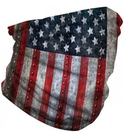 Balaclavas American Bandanas Balaclava Protection - American Flag Blue 2 Pack - CB197AYW90K $18.81