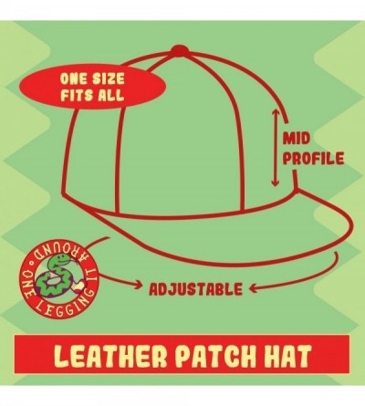 Baseball Caps got wit? - Leather Black Metallic Patch Engraved Trucker Hat - Heather\black - CX18Z8LX63N $21.31