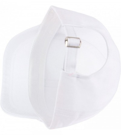 Baseball Caps B409 Empty Plain Ball Cap Cute Short Bill Design Cotton Baseball Hat Truckers - White - CC18ERNYL4E $23.26