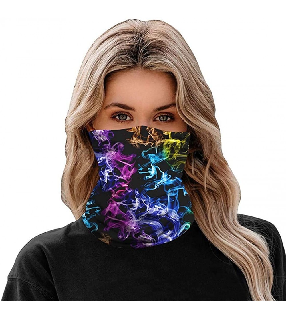 Balaclavas Reusable Face Mask Bandanas for Men Women- Seamless Neck Gaiter Headband- Dust Wind UV Sun Face Cover - CC19830TY9...