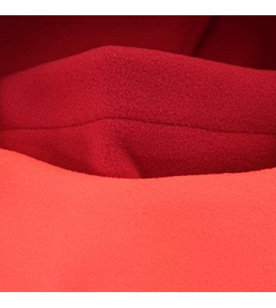 Balaclavas Balaclava Windproof Thermal Outdoor Dual Layer - Orange/Rl - CH187KD0M37 $10.67