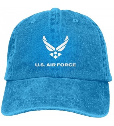 Baseball Caps US Air Force Adjustable Noveity Cowboy Cap - Royalblue - C8187QZYU7E $14.24