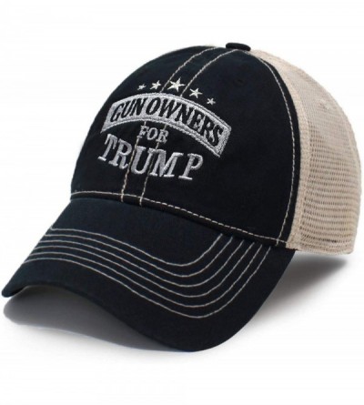 Baseball Caps Gun Owners for Trump Trump 2020 Keep America Great Campaign Rally Embroidered US Hat Baseball Trucker Cap - CB1...