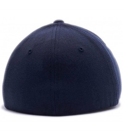 Baseball Caps Custom Embroidered Firefighter Hats. 6477- 6277 Flexfit Baseball caps - Dark Navy - C218CRN9UOR $22.42
