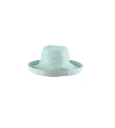 Sun Hats Women's Cotton Hat with Inner Drawstring and Upf 50+ Rating - Aqua - C9113ZY1095 $37.19