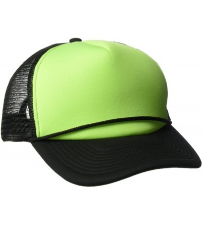 Baseball Caps Two Tone Neon Trucker Cap - Green - CW1109SN7D7 $10.90