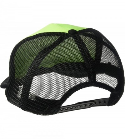 Baseball Caps Two Tone Neon Trucker Cap - Green - CW1109SN7D7 $10.90