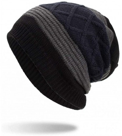 Skullies & Beanies Winter Hats- Unisex Warm Hat- Skull Cap- Ski Hat- Knit Hat Slouchy Beanies Winter Warm Knit Hat Fleece Lin...
