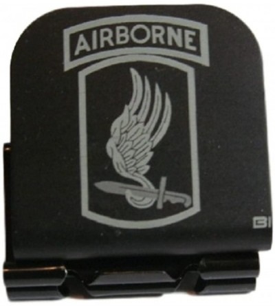 Baseball Caps 173rd Airborne Patch Laser Etched Hat Clip Black - CX12GD9R0C9 $30.96