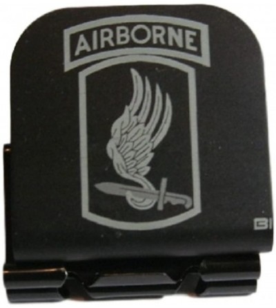 Baseball Caps 173rd Airborne Patch Laser Etched Hat Clip Black - CX12GD9R0C9 $11.47