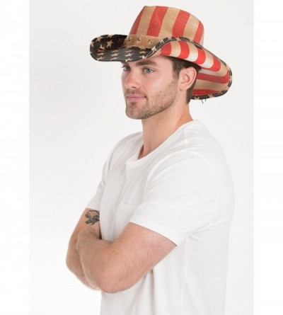 Cowboy Hats Justice Drifter Hat - Antiqued - CH11KI3J403 $39.71