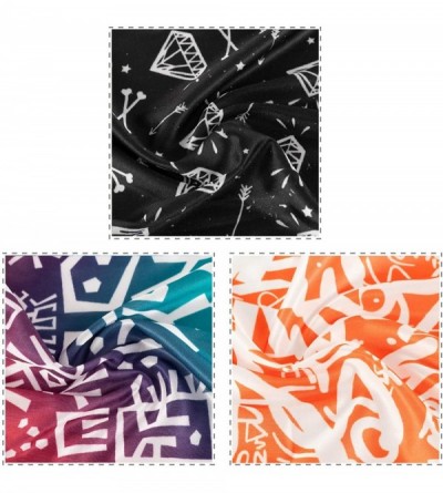 Skullies & Beanies 3PCS Silky Durags Pack for Men Waves- Satin Headwrap Long Tail Doo Rag- Award 1 Wave Cap - Style14 - CQ190...