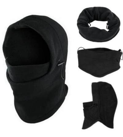 Balaclavas 2019 New 6 in1 Neck Balaclava Winter Face Hat Fleece Hood Ski Mask Warm Helmet - A - C018XKWENUN $9.68