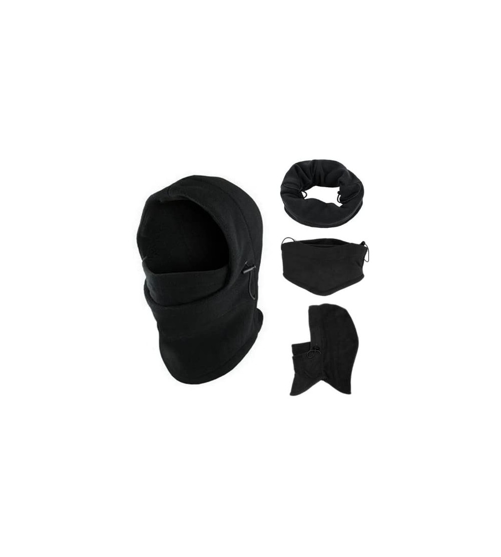 Balaclavas 2019 New 6 in1 Neck Balaclava Winter Face Hat Fleece Hood Ski Mask Warm Helmet - A - C018XKWENUN $9.68