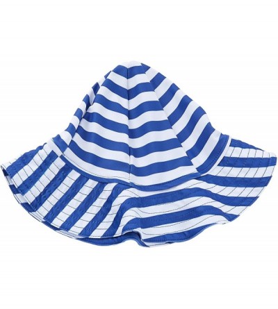 Sun Hats Baby Girls UV Sun Cap UPF 50+ Sun Protection Bucket Hat 3-6Y - Bluectw05 - CW18A8IAHI9 $15.75