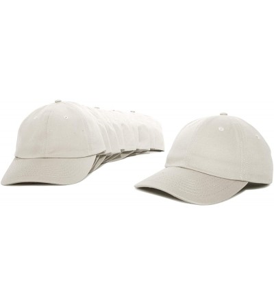 Baseball Caps Baseball Cap Mens Trucker Hat Dad Hats Caps for Women 12 Pack - Beige - CA18IDUWN59 $30.56