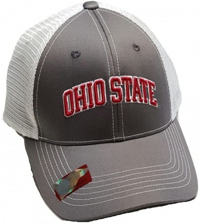 Baseball Caps Ohio State Buckeyes Adjustable Cap Mesh Back Hat - C412807MXLP $26.74