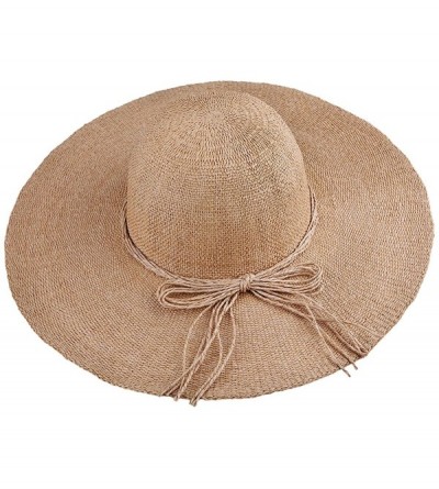 Sun Hats Women's Foldable Beach Cap-Wide Brim Roll Up Straw Sun Hat for Small Head Size - "09-khaki(4.7"" Brim)" - CN18CHX2IC...