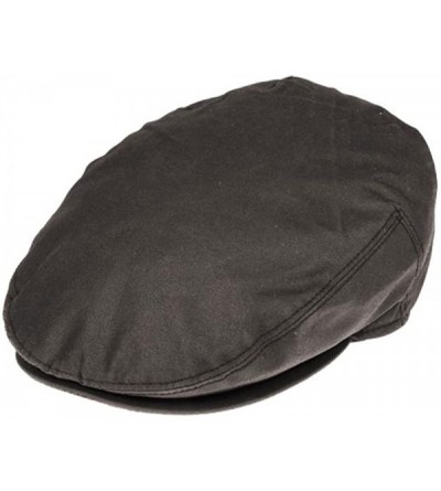 Newsboy Caps Wax Cotton Ivy Cap - Brown - C71147VJ87L $27.06