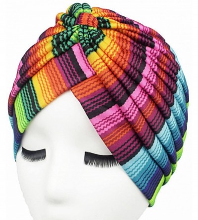 Skullies & Beanies Turban Hat Chemo Cap Beanie Skullies Sport Hair Wrap Yoga Head wrap for Women - 1 - C1182WL34UL $7.70